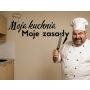 Naklejka do kuchni - Moja kuchnia - moje zasady - 2