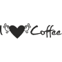 Naklejka do kuchni - I'love coffee - 3