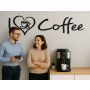 Naklejka do kuchni - I'love coffee - 2