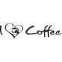 Naklejka do kuchni - I'love coffee - 3