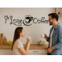 Naklejka do kuchni - I'love coffee - 2