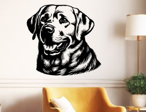 Labrador Retriever - Portret - Naklejka na ścianę i auto