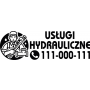 Naklejka reklamowa na samochód - Usługi Hydrauliczne - 2