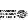 Naklejka reklamowa na samochód - Pogotowie Holownicze - 4