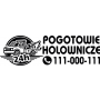 Naklejka reklamowa na samochód - Pogotowie Holownicze - 3