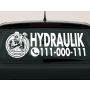 Naklejka reklamowa na samochód - Hydraulik - 2