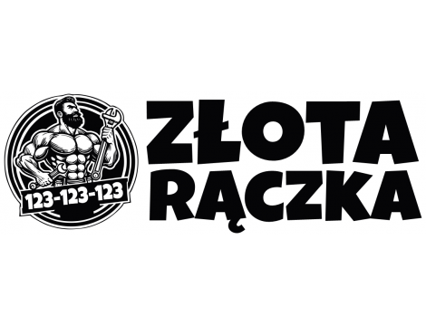 Naklejka reklamowa - Złota Rączka - 2