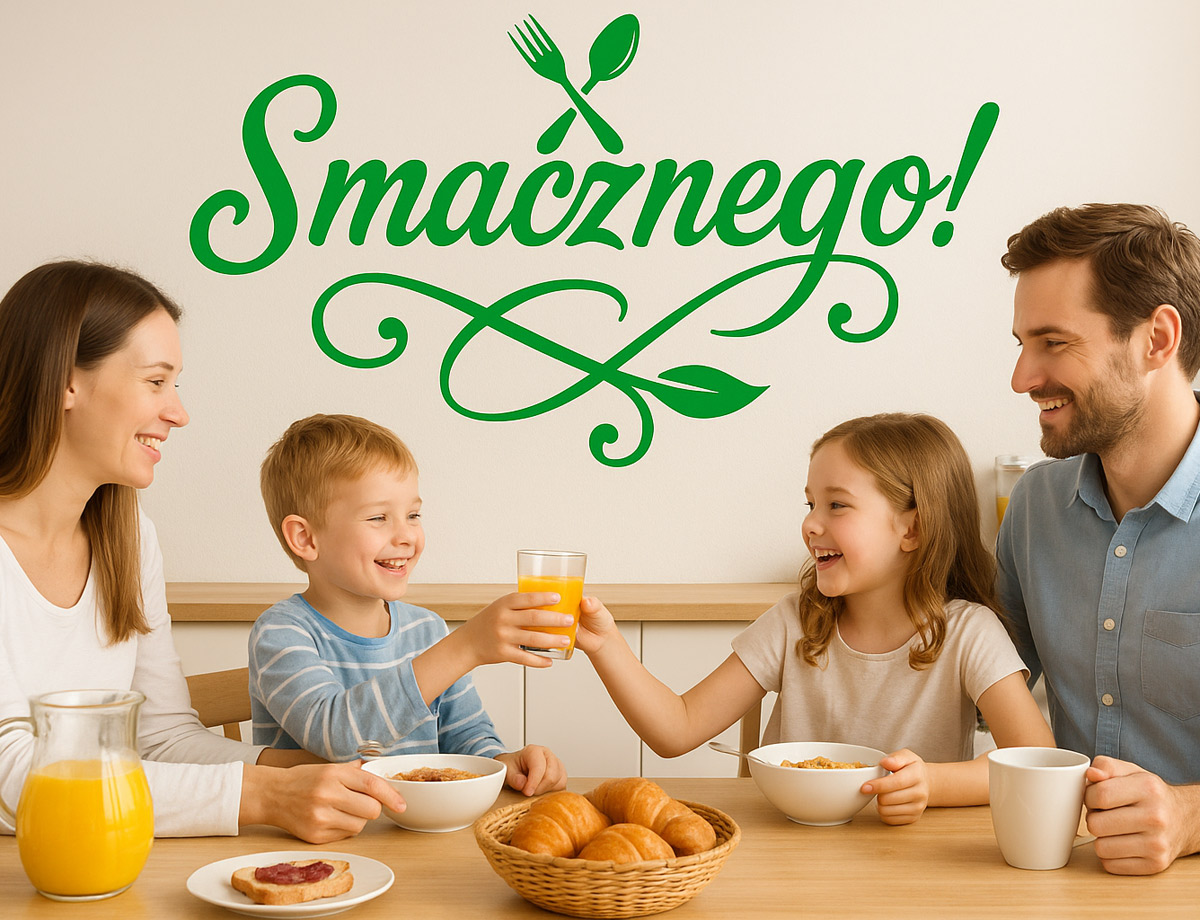 Smacznego! - naklejka do kuchni