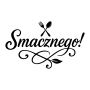 "Smacznego!" Naklejka Ścienna do Kuchni | Wybierz Kolor i Rozmiar - 3