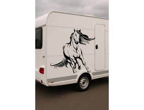 Naklejka Koń: Wolny Jak Wiatr - 2