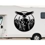 Naklejka na Kampera Żubr - Dekoracja Vanlife, Naklejki Podróżnicze - 2