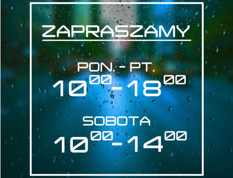 Naklejka z Godzinami Otwarcia na Szybę dla Firm - Minimalistyczny Styl