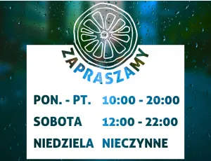 Naklejka Godziny Otwarcia do sklepu spożywczego GT-95